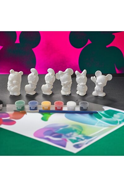 magnocandles Mickey mouse 6’lı figür ve boya seti 7 cm boy