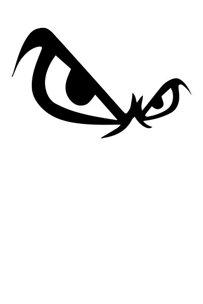 EYBA STİCKER ملصق عين مقاس 20 × 10 سم ملصق زجاجي تلقائي ملصق سيارة ملصق كمبيو...