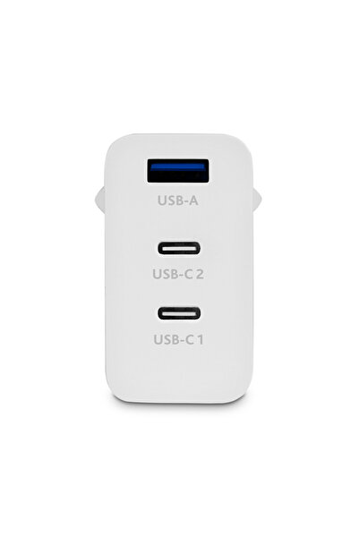 Ttec SmartCharger Trio GAN 65W PD Seyahat Hızlı Şarj Aleti 2 USB-C+USB-A