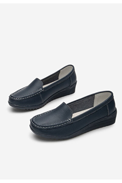 B T Shoes Tmavomdoré kožené mokasíny dámske Storia