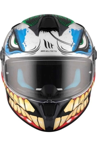 MT Helmets MT Targo S Joke A5 Gloss Kapalı Kask