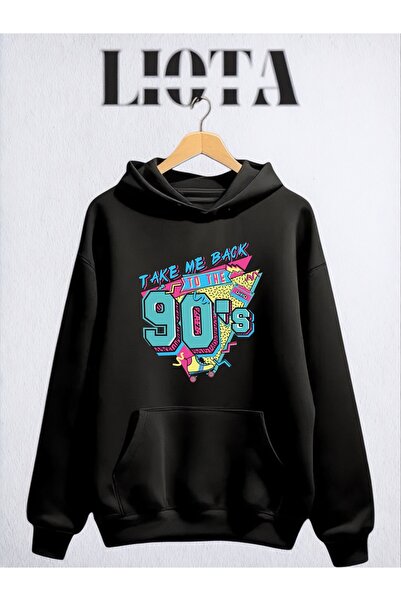 Vordevia سويت شيرت قطني كبير الحجم مطبوع عليه 90 دولارًا