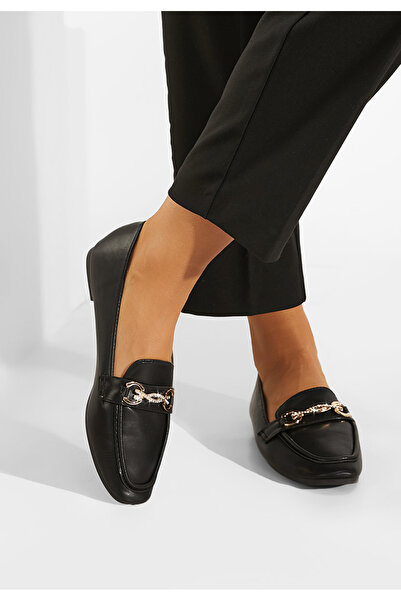 B T Shoes Loafers γυναικεια μαύρα Acuna