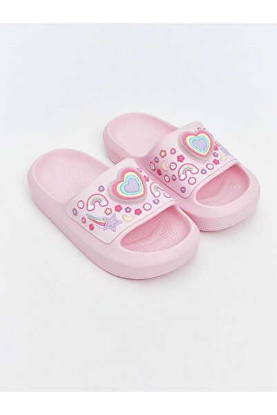 LC Waikiki LCW STEPS Single Striped Printed Girls' Slippers