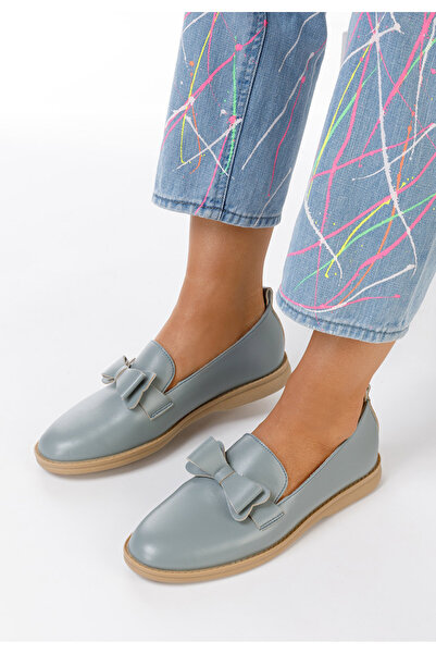 B T Shoes Μοκασίνια γυναικεια Andeva μπλε