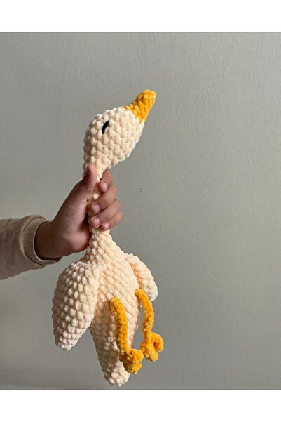 EmgCraft El Yapımı Örgü Peluş Ördek – Amigurumi Oyuncak - Çocuklara Özel El Y...