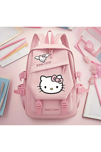 BABUN Sanrio Hello Kitty Bag Schoolbag Girl Child Teenager Backpack Asymmetri...