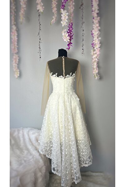 MEDUSA Florence After Koleksiyonu Eira Midi Dantel Abiye – Nişan, Davet & Midi