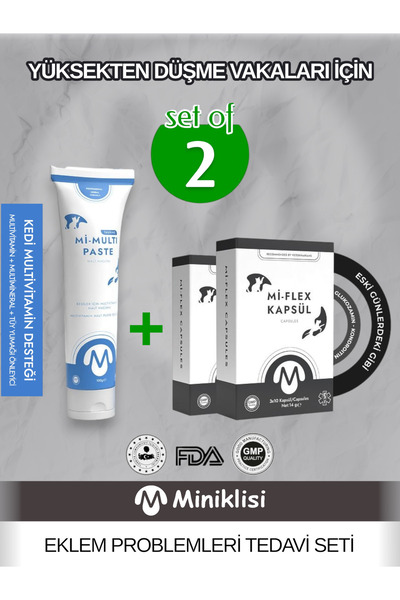 Miniklisi Kediler için Mantarın Gücü Tedavi Seti