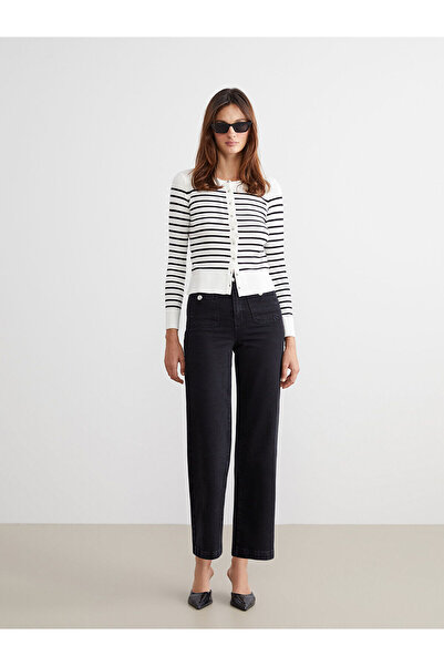 LC Waikiki Pantaloni de damă în jean Wideleg