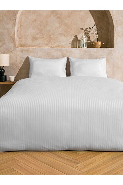 LC Waikiki Vizyon New Season Cotton Plain Double Duvet Cover Set