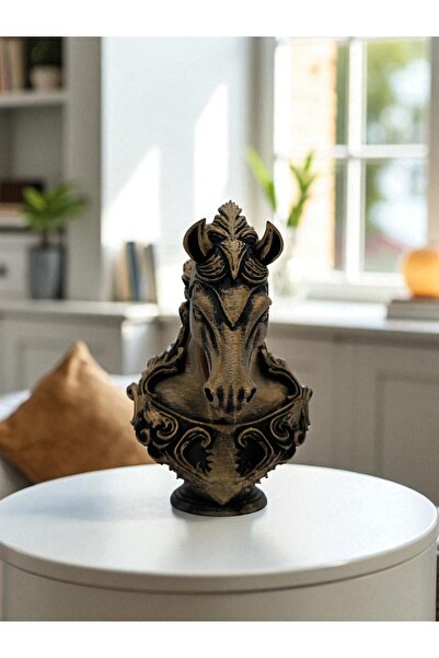 leynart design At Büst Figürü Ev Dekorasyon Eşyası 11cm / Biblo Ofis Dekoru
