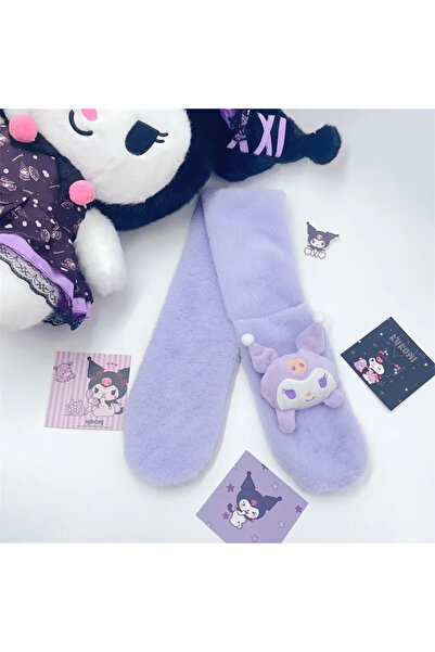 choice2 zi-ku Hello Kitty Children's Scarf Kawaii Plush Cinnamoroll Kuromi My Melody Soft Girls Anime Plushi