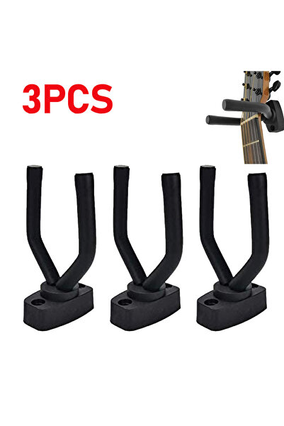 choice2 3 pcs Wall Mount Guitar Hanger Hook Non-slip Holder Stand for Acousti...