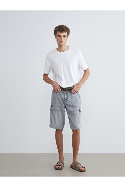 LC Waikiki Ozmarka New Season Comfortable Fit Men's Jean Shorts