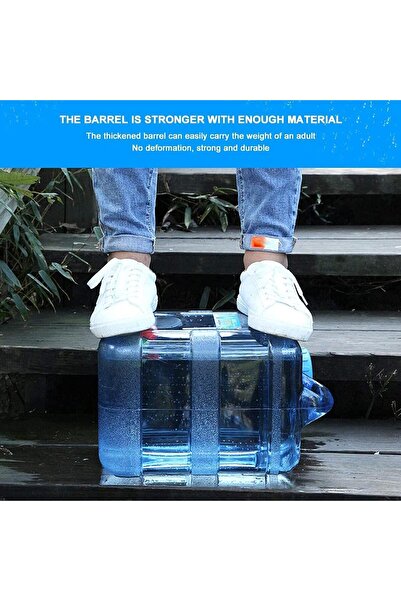 GO2CAMPS Camping Jerry Can 15 Litre Capacity | Portable Water Carry Can With Tape | Car Canister, Ta