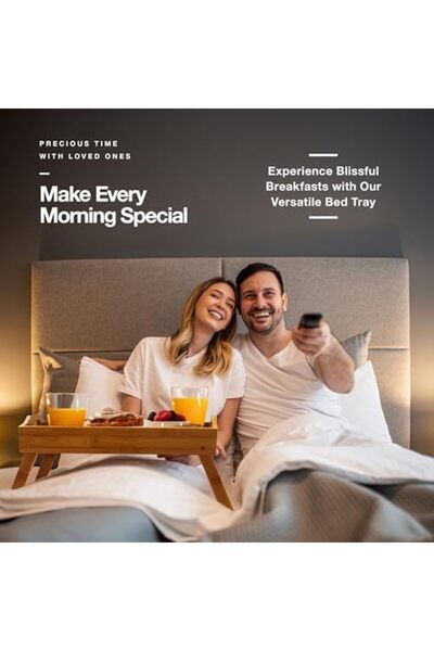 Home-it Bed Tray table with folding legs, and breakfast tray