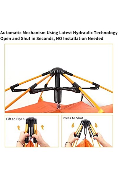 Generic GO2CAMPS Camping Tent 6 Person, Instant Automatic Pop Up Dome Tent, Portable Windproof Lightweight f