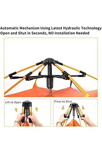 Generic GO2CAMPS Camping Tent 4 Person, Instant Automatic Pop Up Dome Tent, Portable Windproof Lightweight f