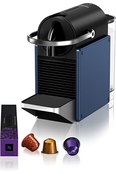 Nespresso Pixie Coffee Machine - Dark Blue - UAE Edition