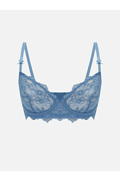 LC Waikiki Peak Yeni Sezon Balenli Dolgusuz Dantelli Fantezi Tişört Sütyen