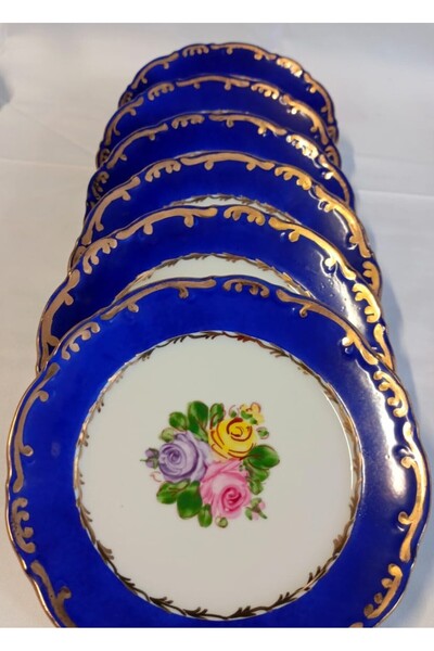 BY.RAYKA PORSELEN El Dekor PORSELEN EL BOYAMA 6LI PASTA TABAĞI (İADESİ YOKTUR)