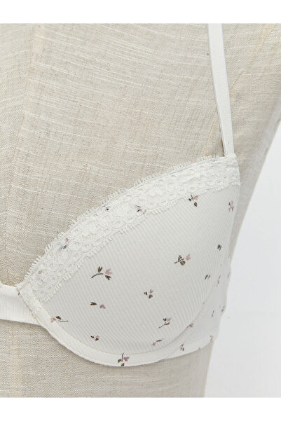 LC Waikiki Balenli Dolgusuz Çiçekli Tişört Sütyen