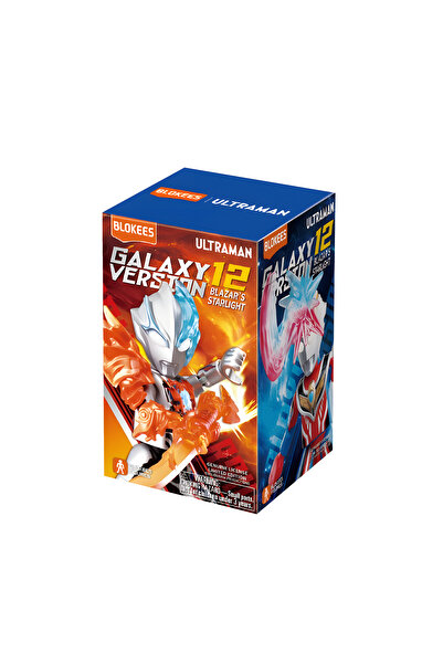 BLOKEES Ultraman Galaxy Defender Building Kit, Blazar’s Starlight Version 12 Action Figure Block Toy
