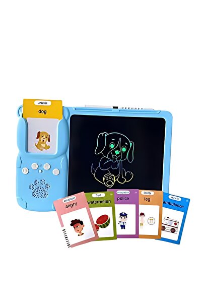 Generic لوحة كتابة LCD مزودة ببطاقات تعليمية ناطقة، وأدوات تعليمية تحتوي على ...