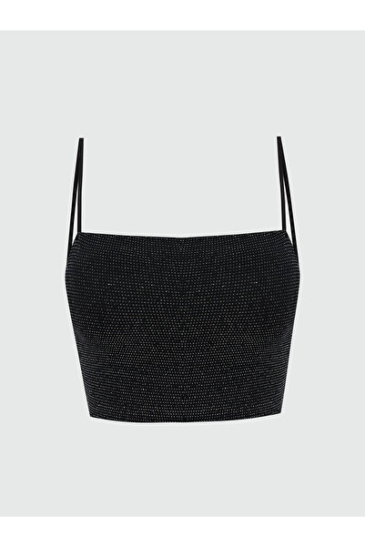 LC Waikiki Ozmarka New Season Underwire-Free, Unpadded, Shiny Bustier