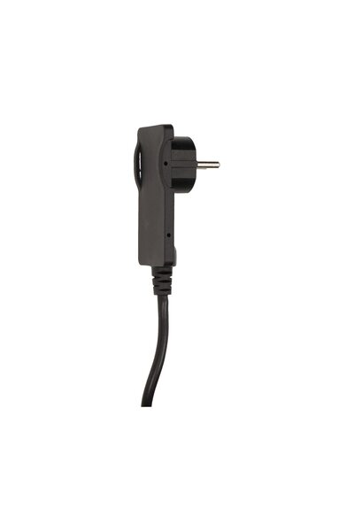 Orno Εξαιρετικά λεπτό βύσμα με λαβή OR-AE-1312/B, 250V, καλώδιο 1,5m, μαύρο