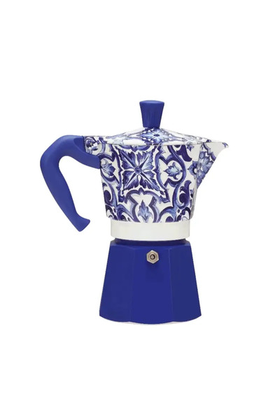 Bialetti موكا إكسبريس 6 أكواب دي آند جي بلو ميديترانيان