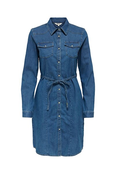 ONLY Jeanskleid ONLSASIA Kurzes Kleid