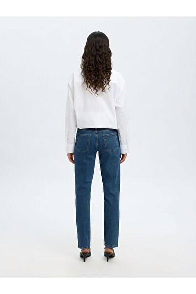 SELECTED Jeans in Slim Tapered Fit Mid Waist