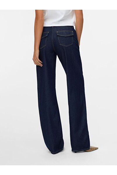 Something New Straight-Fit SNRANCY Mid Rise Weiter Beinschnitt Jeans