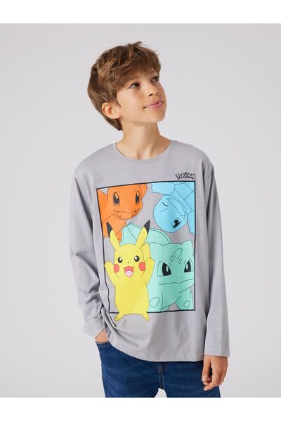 TWO SOON Oberteil mit langen Ärmeln Pokémon