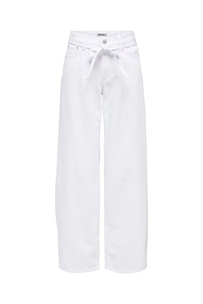 ONLY Jeans mit weitem Bein ONLGIANNA Mittlere Taille Ballon Schnitt Jeans