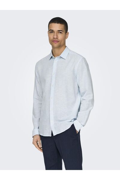 Only & Sons Hemd ONSCAIDEN Leinen Hemd