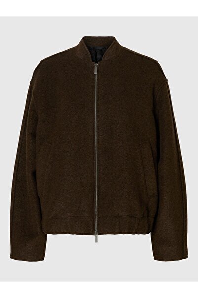 Selected Femme Bomberjacke Wollmix