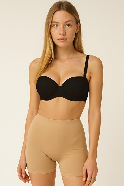 Papatya Basic Straples Destekli Sütyen | Siyah 340130