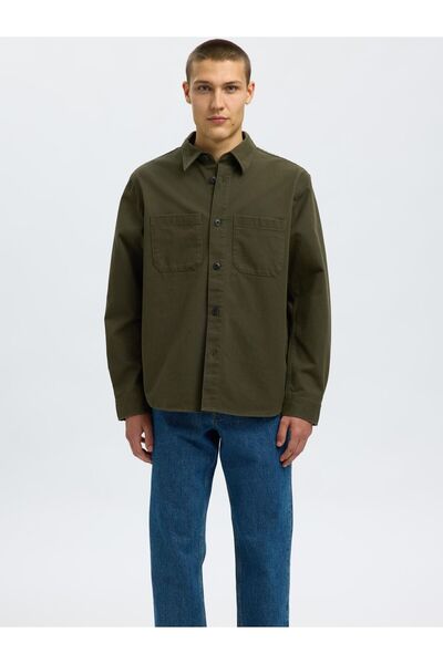 Selected Homme Overshirt Regular Fit Twill