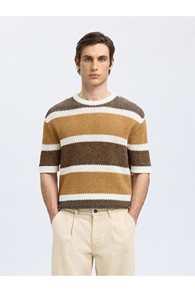 Selected Homme Stricktop Kurzarm
