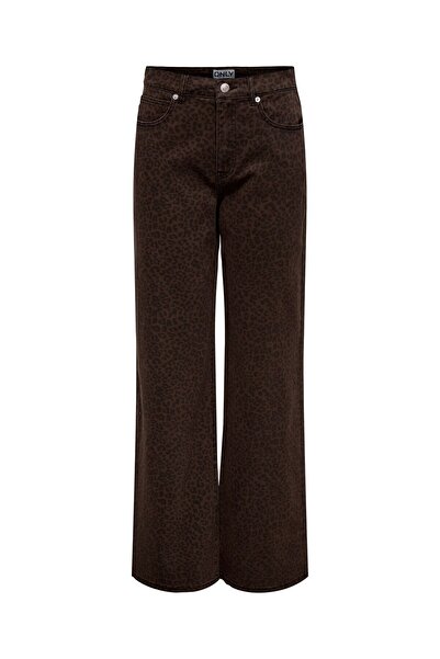 ONLY Jeans mit weitem Bein ONLMADISON Hohe Taille Weiter Beinschnitt Jeans