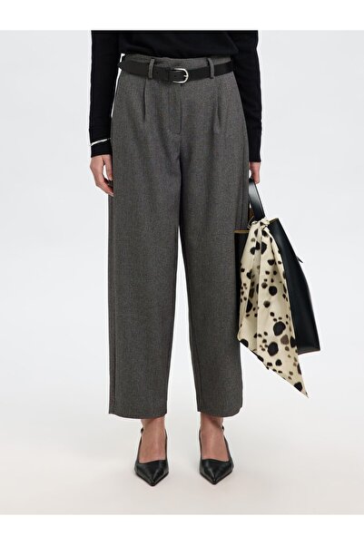 Selected Femme Barrel Fit Hosen Viskosemix