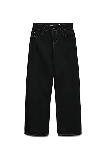 Something New Straight-Fit SNRANCY Mid Rise Weiter Beinschnitt Jeans