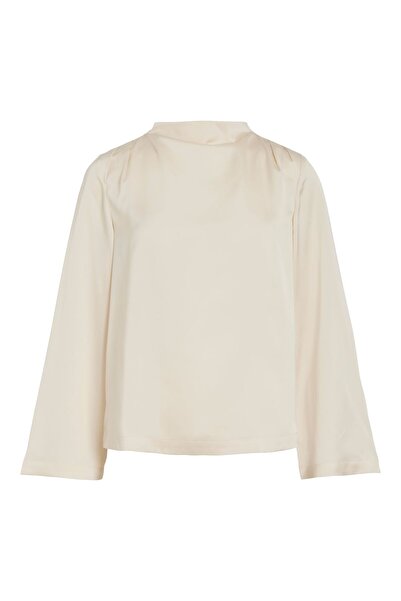 VILA Oberteil mit langen Ärmeln High Neck