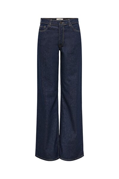 JDY Jeans mit weitem Bein JDYRUBY Mittlere Taille Locker geschnitten Jeans