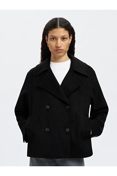 Selected Femme Jacke Wollmix