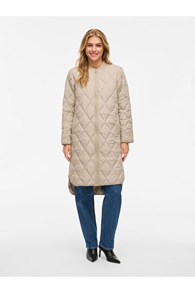 VILA Mantel Gesteppter Reißverschluss