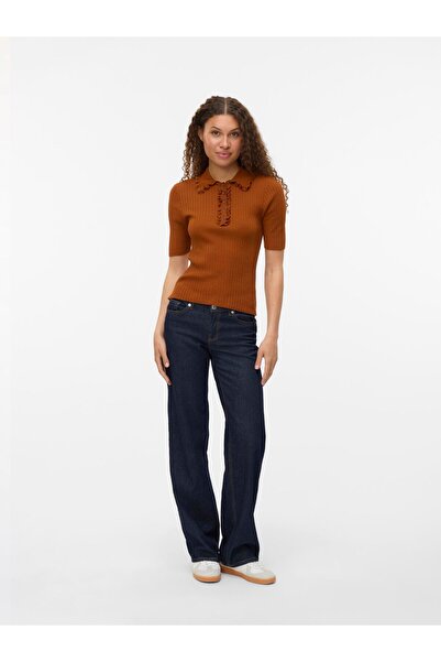 Vero Moda Polo AWSHIRLI Gestricktes Poloshirt